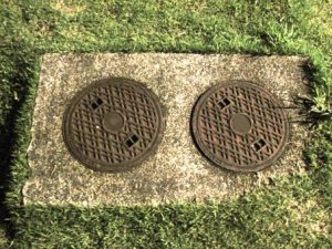 住宅解体工事の浄化槽清掃