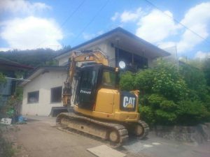 木造2階建て住宅解体工事　二本松市　施工前
